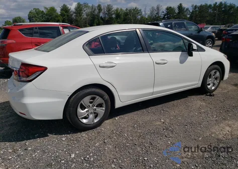 2013 Honda Civic Lx из США, поврежденный, VIN 2HGFB2F55DH537758
